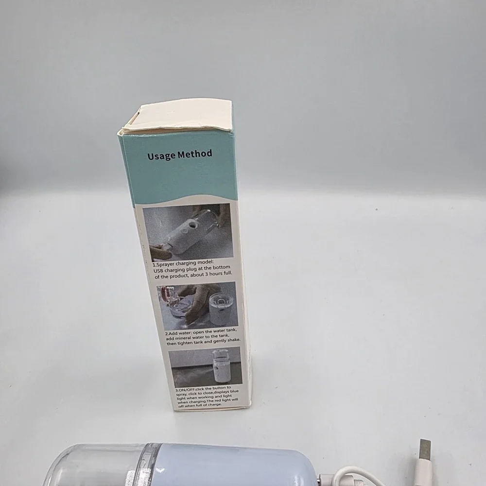 USB Nano Facial Mister Handy Cool Mist Spray Machine Face‎ Hydration Sprayer
